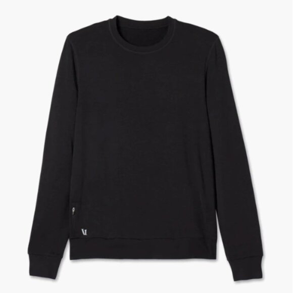 Vuori Ponto Performance Crew | Black | Large - Picture 1 of 2